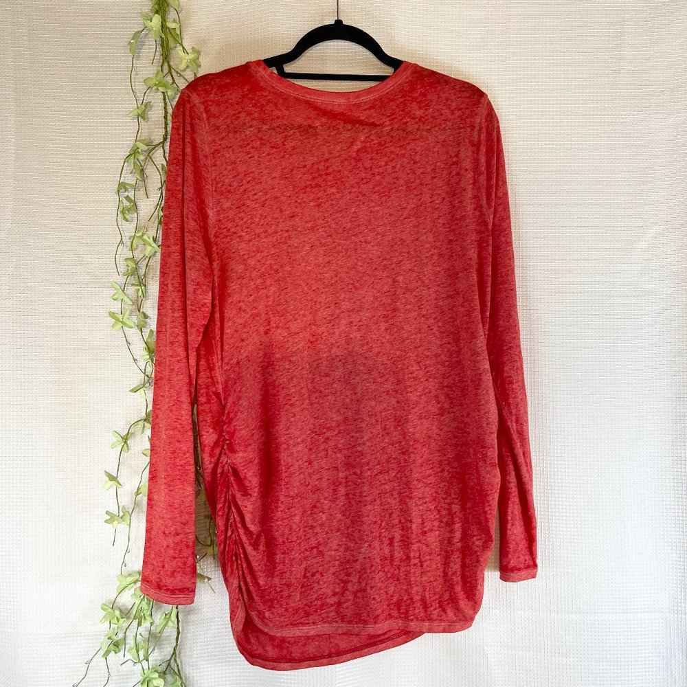 Motherhood Maternity Holiday Long Sleeve T-Shirt Red Extra Large - Picture 4 of 8